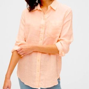 GAP ✨New with the Tag✨Boyfriend Shirt in 100% Linen - NWT